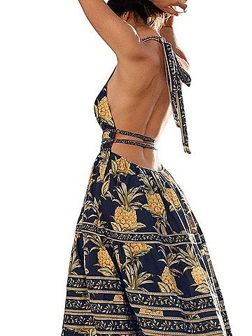 FARM Rio Delicate Pineapple Dress Casual Dress (view 2)