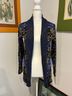 Christina Print Blue Black Gold Jacket Size S - photo 3