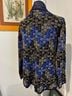 Christina Print Blue Black Gold Jacket Size S - photo 5