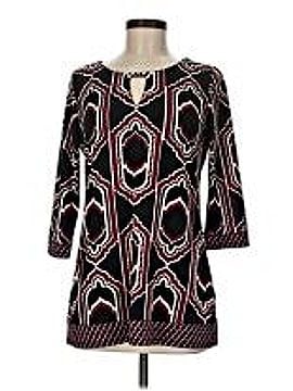 White House Black Market Tunic 3/4 Sleeve Top (view 1)