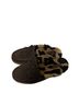 Muk Luks Animal Print Brown Black Tan Mule/Clog Size 8 - photo 1