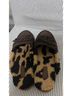 Muk Luks Animal Print Brown Black Tan Mule/Clog Size 8 - photo 5