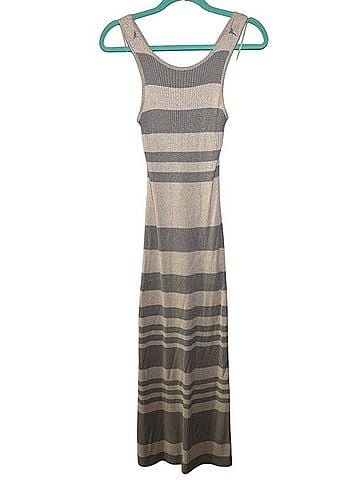 VICI Sleeveless Striped Ribbed Maxi Dress Casual Dress (view 1)