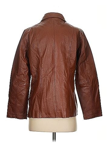 Dialogue Dialogue Leather Jacket (view 2)