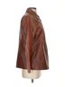 Dialogue 100% Leather Brown Dialogue Leather Jacket Size S - photo 3