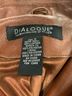 Dialogue 100% Leather Brown Dialogue Leather Jacket Size S - photo 5