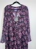 Free People 100% Polyester 100% Rayon Floral Black Pink Purple Casual Pants Size XL - photo 4