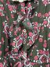 Free People 100% Polyester 100% Rayon Floral Black Pink Purple Casual Pants Size XL - photo 7