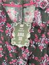 Free People 100% Polyester 100% Rayon Floral Black Pink Purple Casual Pants Size XL - photo 5