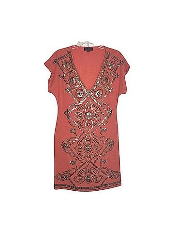 Hale Bob Silk Beaded Mini Dress Casual Dress (view 1)