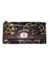 Fossil Floral Brown Multi Color Teal Orange Pink Green Ivory Wallet One size - photo 1