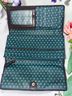 Fossil Floral Brown Multi Color Teal Orange Pink Green Ivory Wallet One size - photo 10