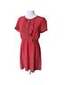 Sandro Floral Red Casual Dress Size S - photo 1