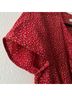 Sandro Floral Red Casual Dress Size S - photo 4
