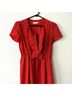 Sandro Floral Red Casual Dress Size S - photo 3