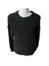 Sandro Solid Graphic Black Gold Wool Sweater Size S - photo 13