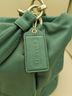 Coach 100% Leather Teal Leather Hobo One size - photo 3