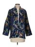 Mango MNG by Mango Floral Embroidered Kimono Jacket Mng 3/4 Sleeve Blouse - photo 1