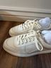 Vince. 100% Leather Solid Multi Color Ivory Sneakers Size 8 1/2 - photo 3