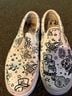 Vans Graphic White Sneakers Size 9 - photo 3