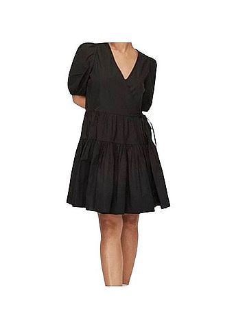J.Crew Cotton Poplin Wrap Dress Casual Dress (view 1)