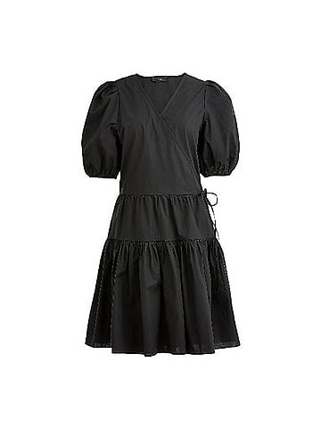J.Crew Cotton Poplin Wrap Dress Casual Dress (view 2)