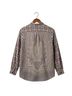 Johnny Was Plaid Pink Gray Black Button-Down Shirt Size XL - photo 1