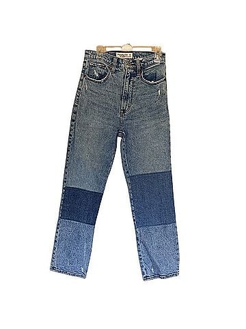 Abercrombie & Fitch Ankle Straight Ultra High Rise Jeans (view 1)