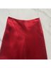 Cache Solid Red Casual Skirt Size XS - photo 11