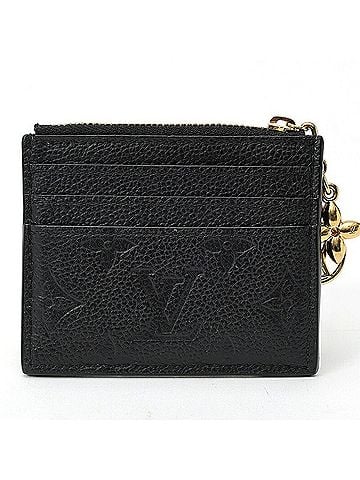 Louis Vuitton Louis Vuitton Porte Cartes Flora Coin Card Case M82639 Monogram Empreinte Leather Black (view 2)