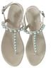 Stuart Weitzman Black Pink Sandals Size 8 1/2 - photo 1