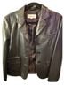 Calvin Klein 100% Leather Black Blazer Size L - photo 1