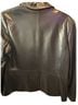 Calvin Klein 100% Leather Black Blazer Size L - photo 2