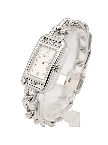 Hermès Hermes Nantucket Watch, Stainless Steel, Women's, Silver Tone, NA2.110 (view 2)
