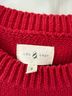 Lou & Grey Fair Isle Red White Pullover Sweater Size S - photo 3