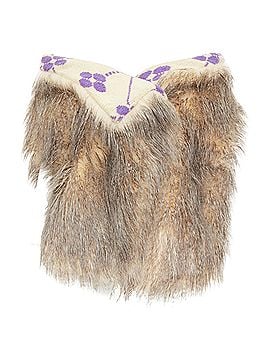 Prada Prada 2021 Fur Floral Jacquard Clutch (view 1)
