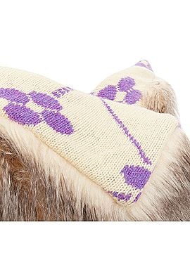 Prada Prada 2021 Fur Floral Jacquard Clutch (view 2)