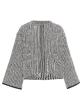 Oscar De La Renta Oscar De La Renta Reversible Silk Padded Coat (view 1)