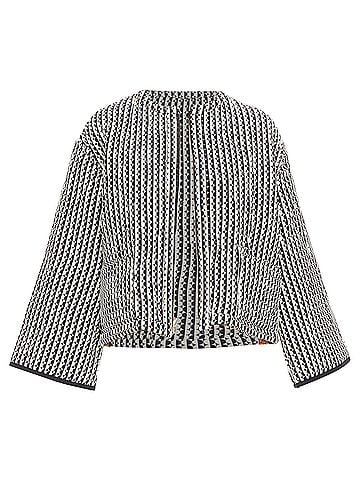 Oscar De La Renta Oscar De La Renta Reversible Silk Padded Coat (view 1)