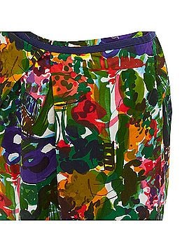 MARNI Marni Cotton Floral Pleat Front Skirt (view 2)