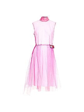 Prada Prada 2018 Technical Tulle Logo Dress (view 1)