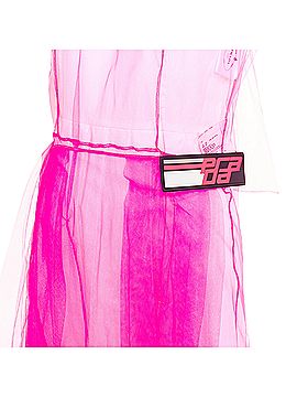 Prada Prada 2018 Technical Tulle Logo Dress (view 2)