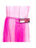 Prada 100% Wool Red Prada 2018 Technical Tulle Logo Dress Size 2 - photo 2