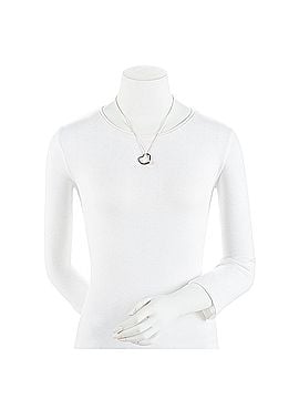 Tiffany & Co. Tiffany &amp; Co. Elsa Peretti Sterling Silver Open Heart 27mm Large Necklace (view 2)