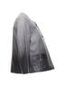 Maje 100% Leather Gray Maje Lambskin Leather Flare Jacket Size S - photo 4