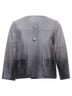 Maje 100% Leather Gray Maje Lambskin Leather Flare Jacket Size S - photo 8