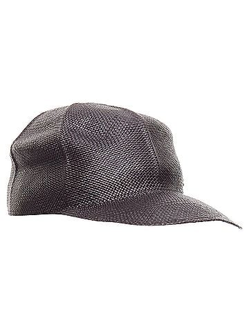 Hermès Hermes Straw Silver Logo Cap Hat (view 1)