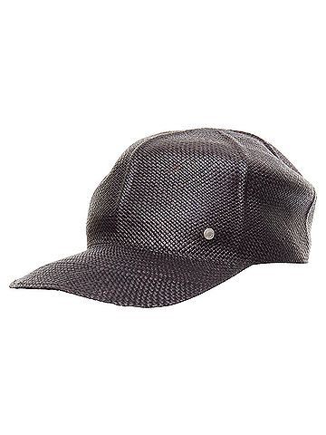 Hermès Hermes Straw Silver Logo Cap Hat (view 2)