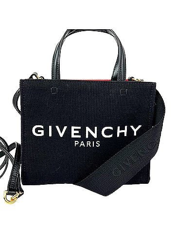 Givenchy Givenchy Mini G Shopper Black Canvas Tote Bag (view 1)