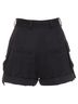 Balmain 100% Wool Black Balmain Wool Cargo Shorts Size 4 - photo 5
